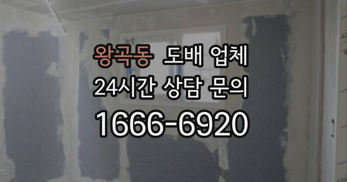 왕곡동 도배 업체