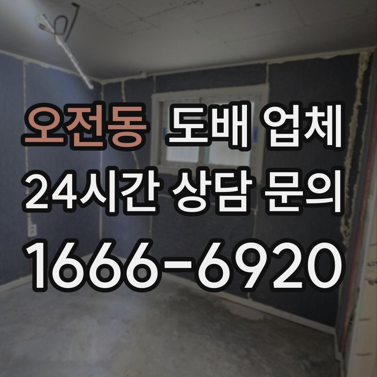 오전동 도배 업체