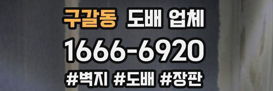 구갈동 도배 업체