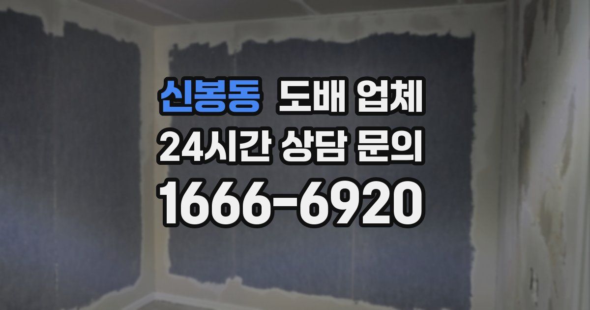 신봉동 도배 업체