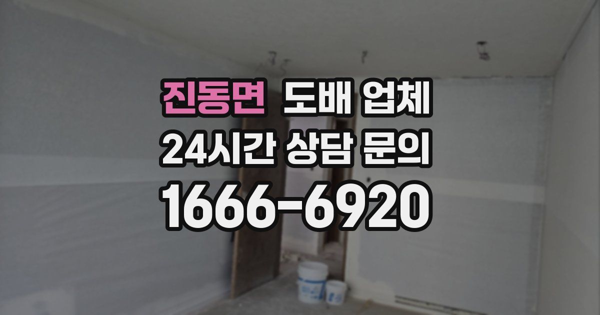 진동면 도배 업체