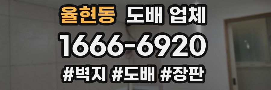 율현동 도배 업체