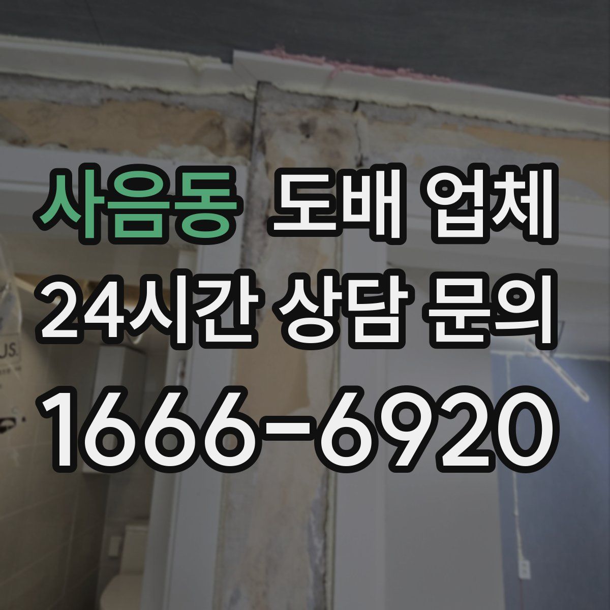사음동 도배 업체
