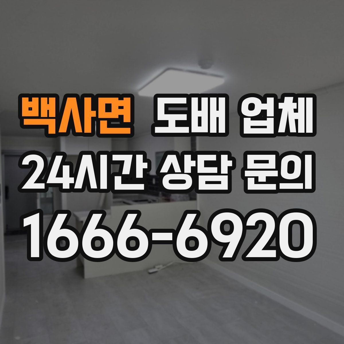 백사면 도배 업체