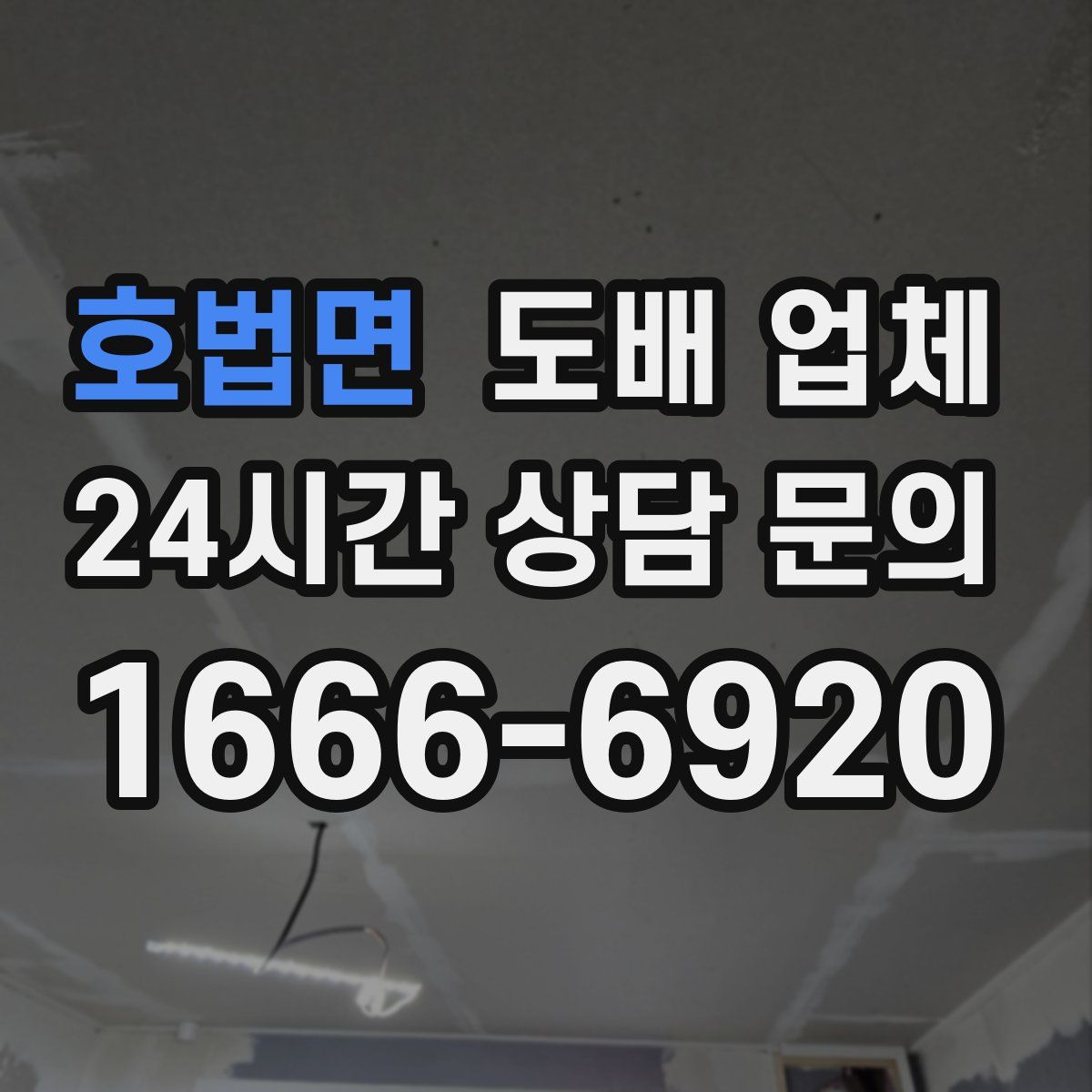 호법면 도배 업체