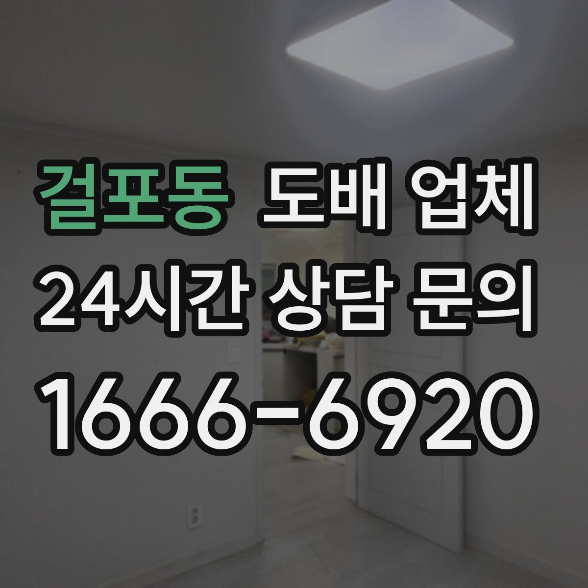 걸포동 도배 업체