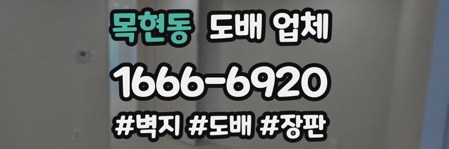 목현동 도배 업체