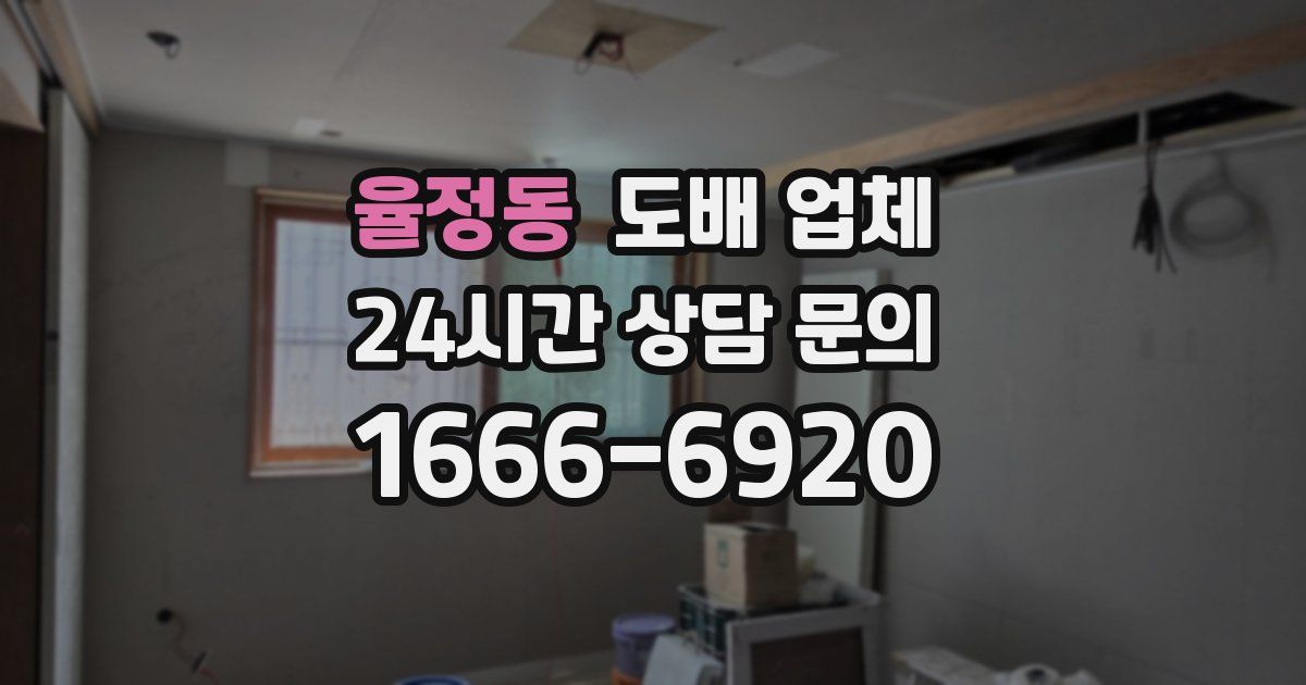 율정동 도배 업체