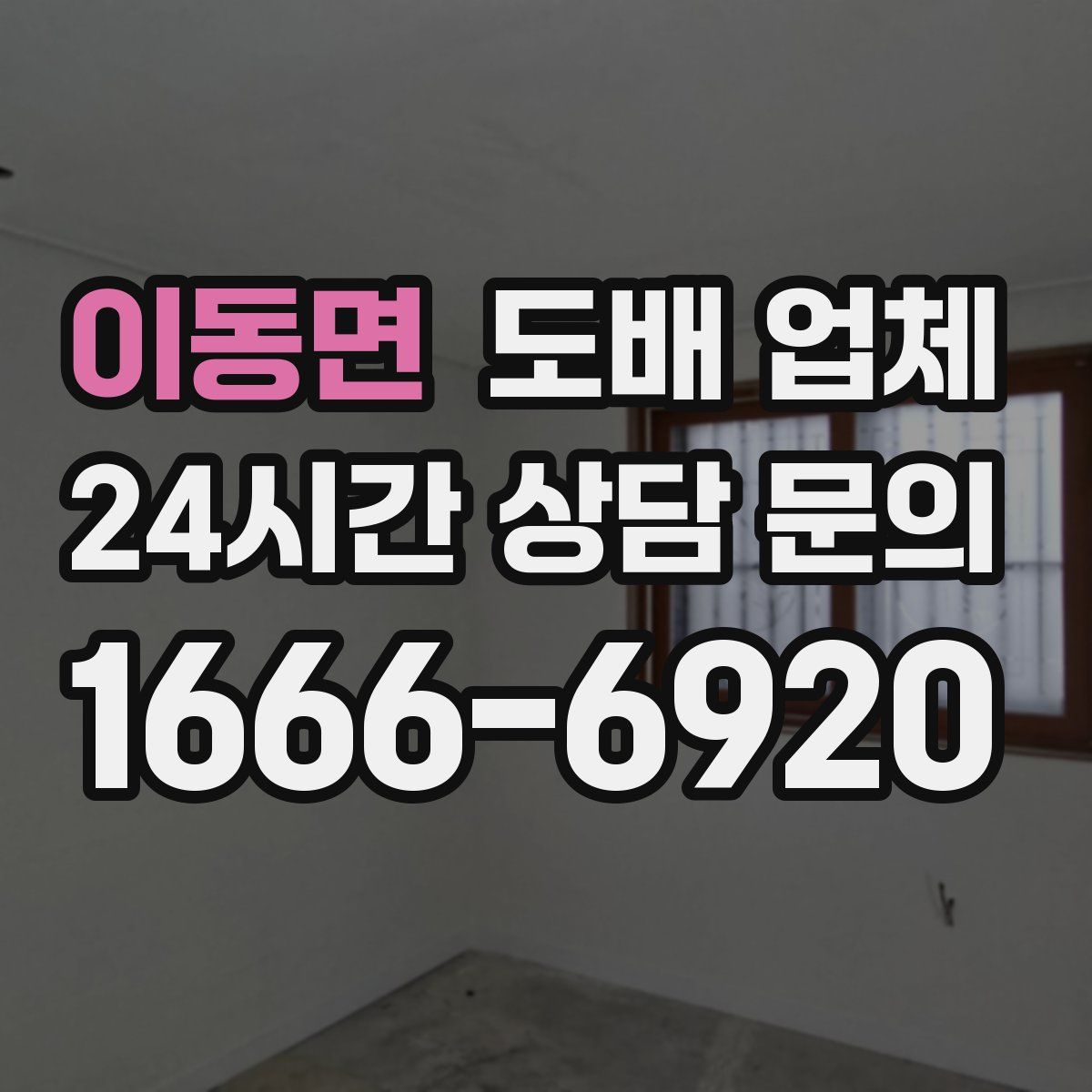 이동면 도배 업체