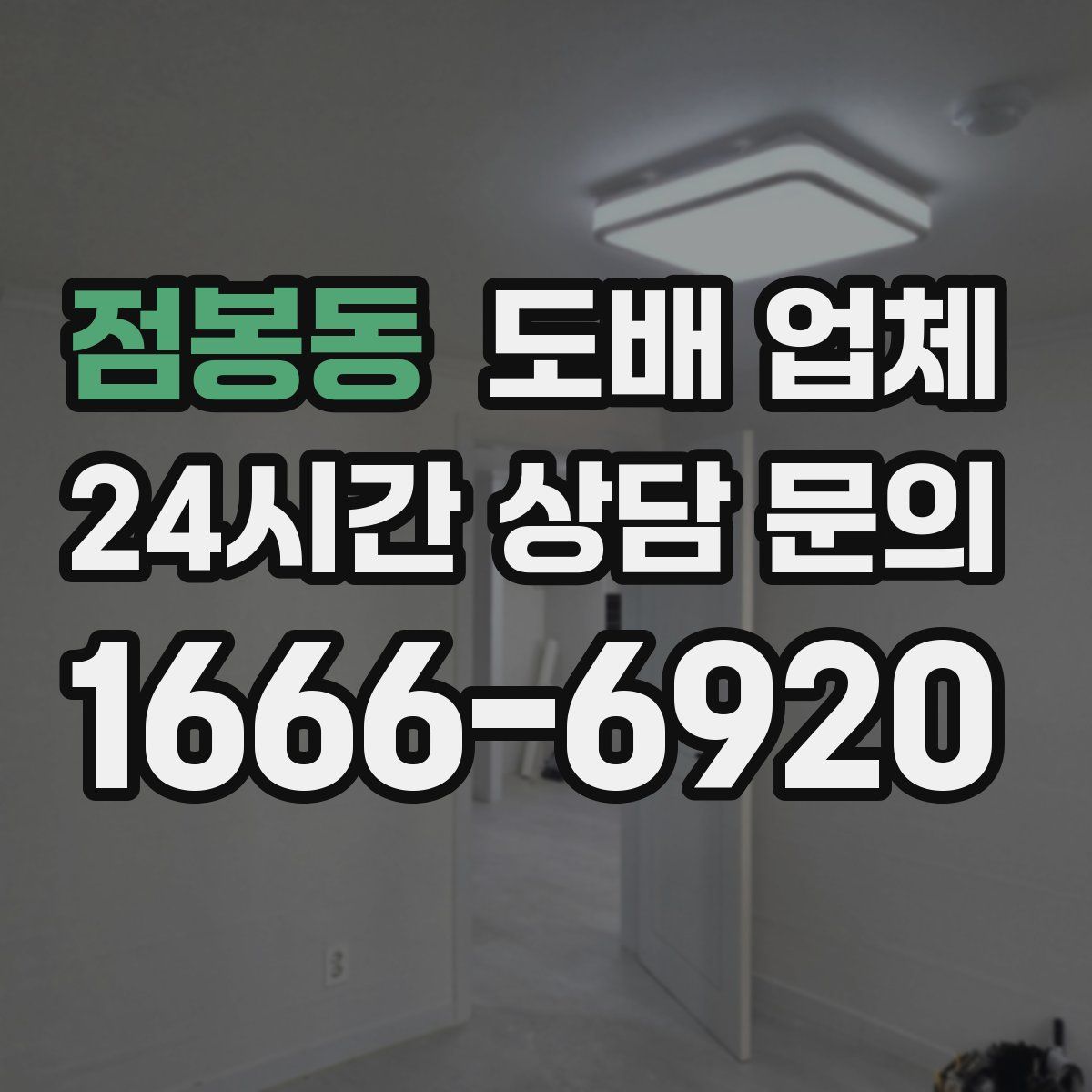 점봉동 도배 업체