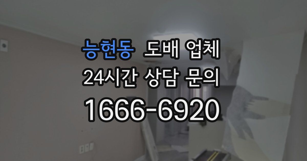 능현동 도배 업체