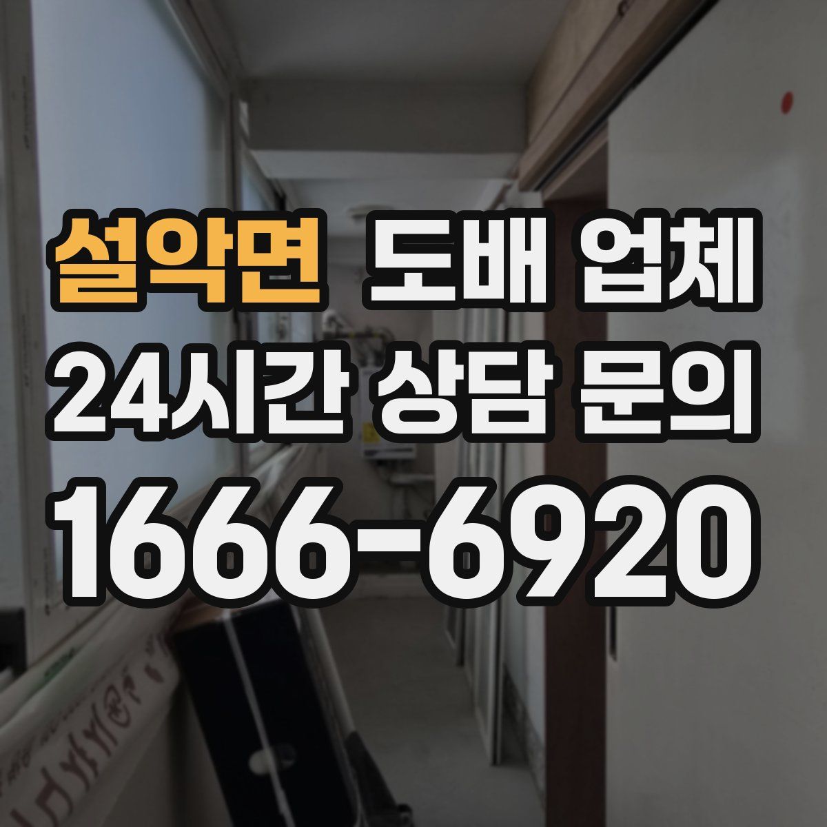 설악면 도배 업체