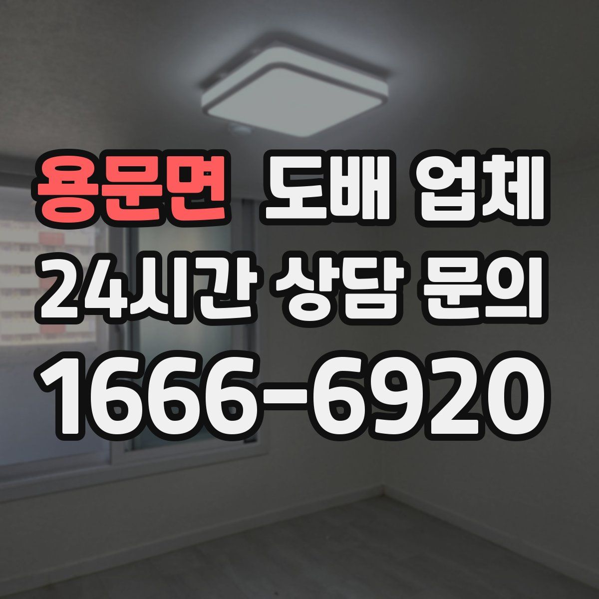 용문면 도배 업체
