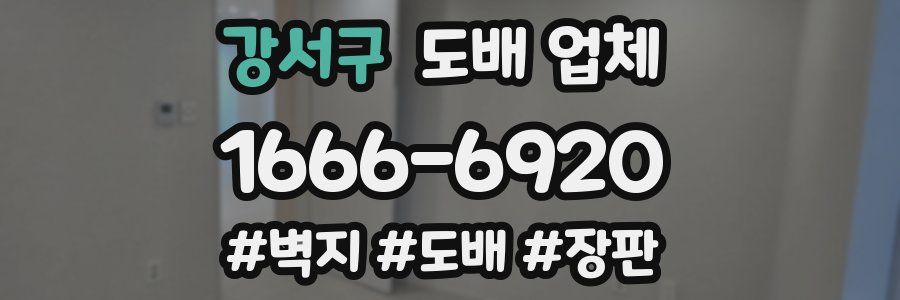 강서구 도배 업체