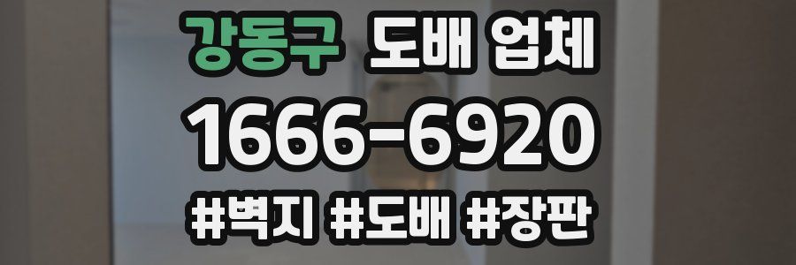강동구 도배 업체