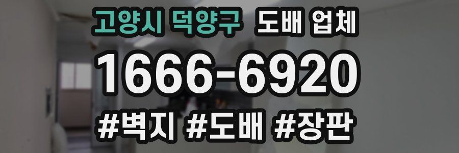 고양시 덕양구 도배 업체