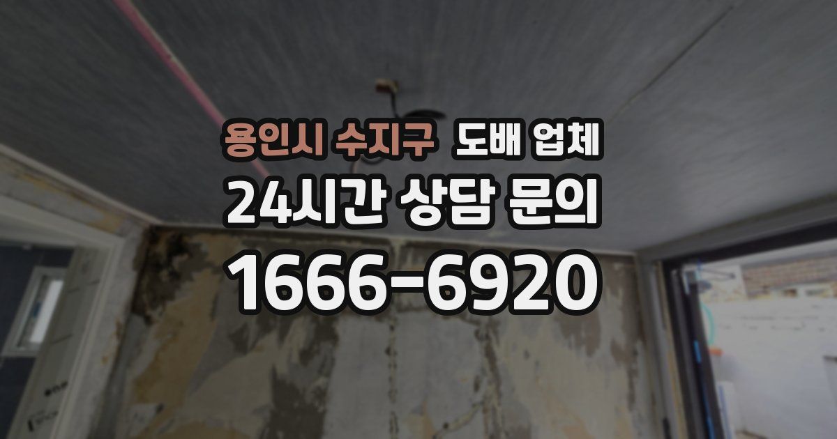 용인시 수지구 도배 업체