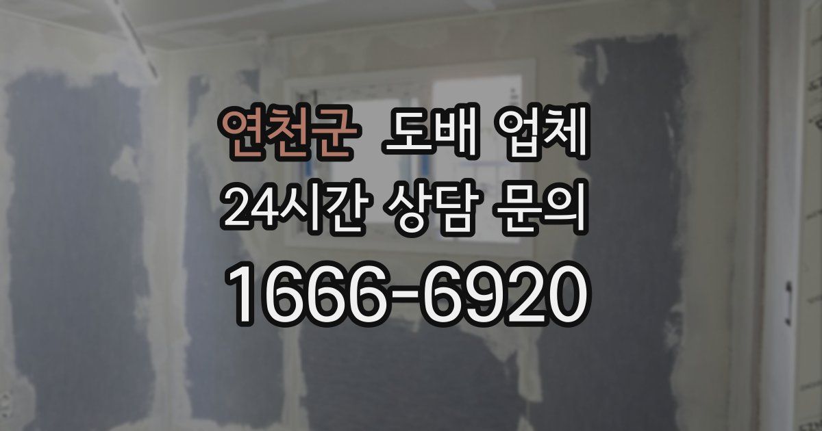 연천군 도배 업체