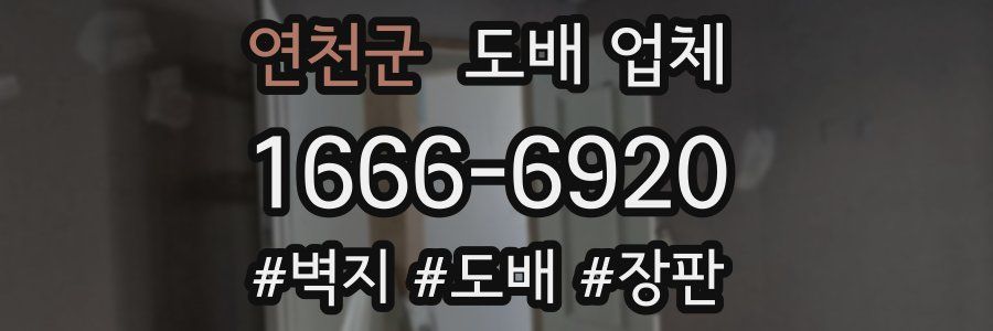 연천군 도배 업체