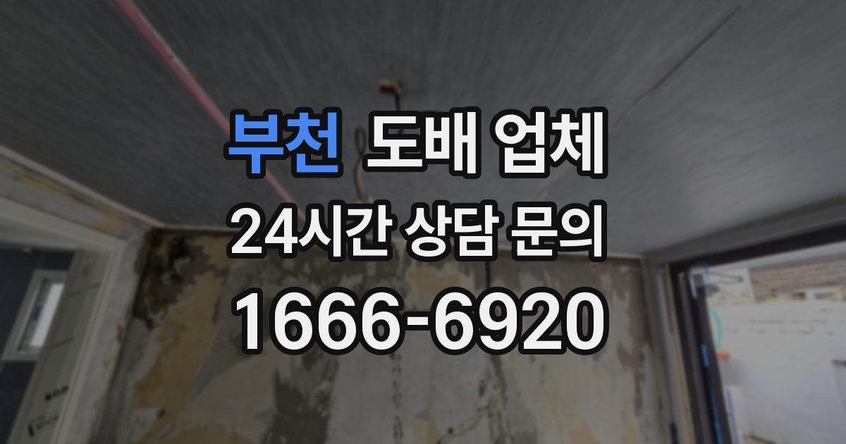 부천 도배 업체