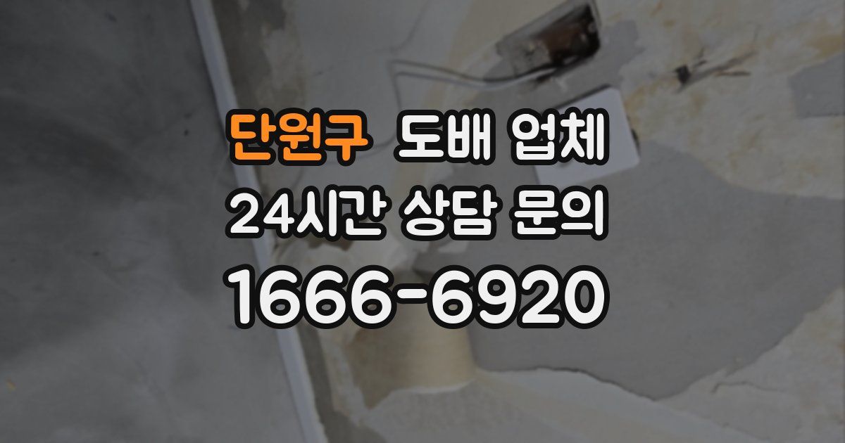 단원구 도배 업체