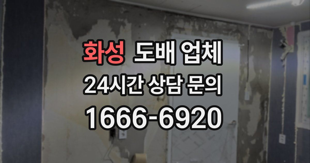 화성 도배 업체