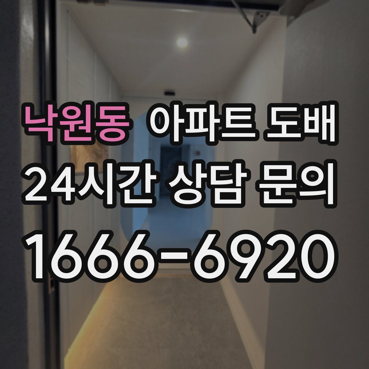 낙원동 아파트 도배
