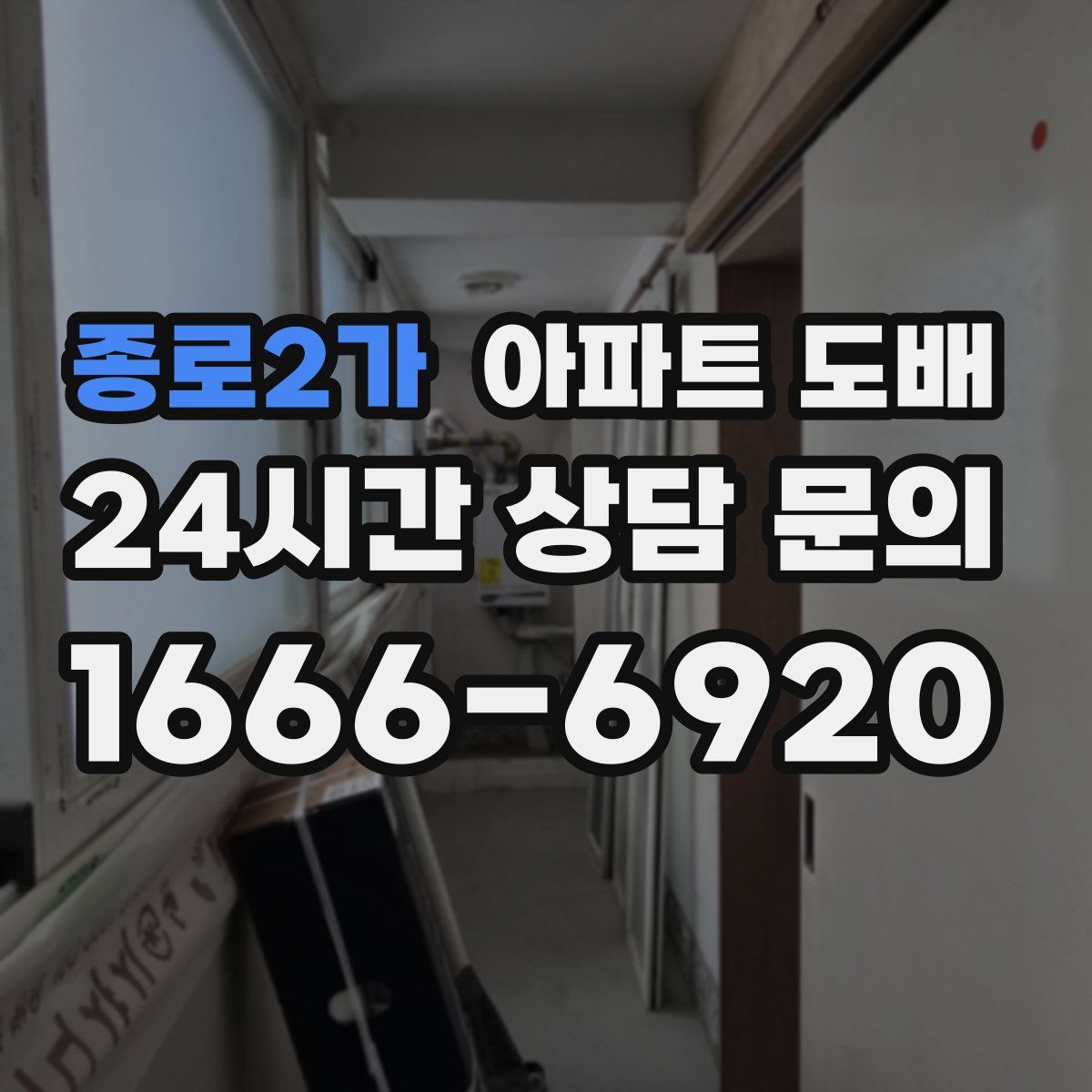 종로2가 아파트 도배