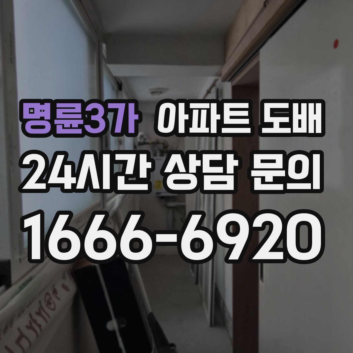 명륜3가 아파트 도배