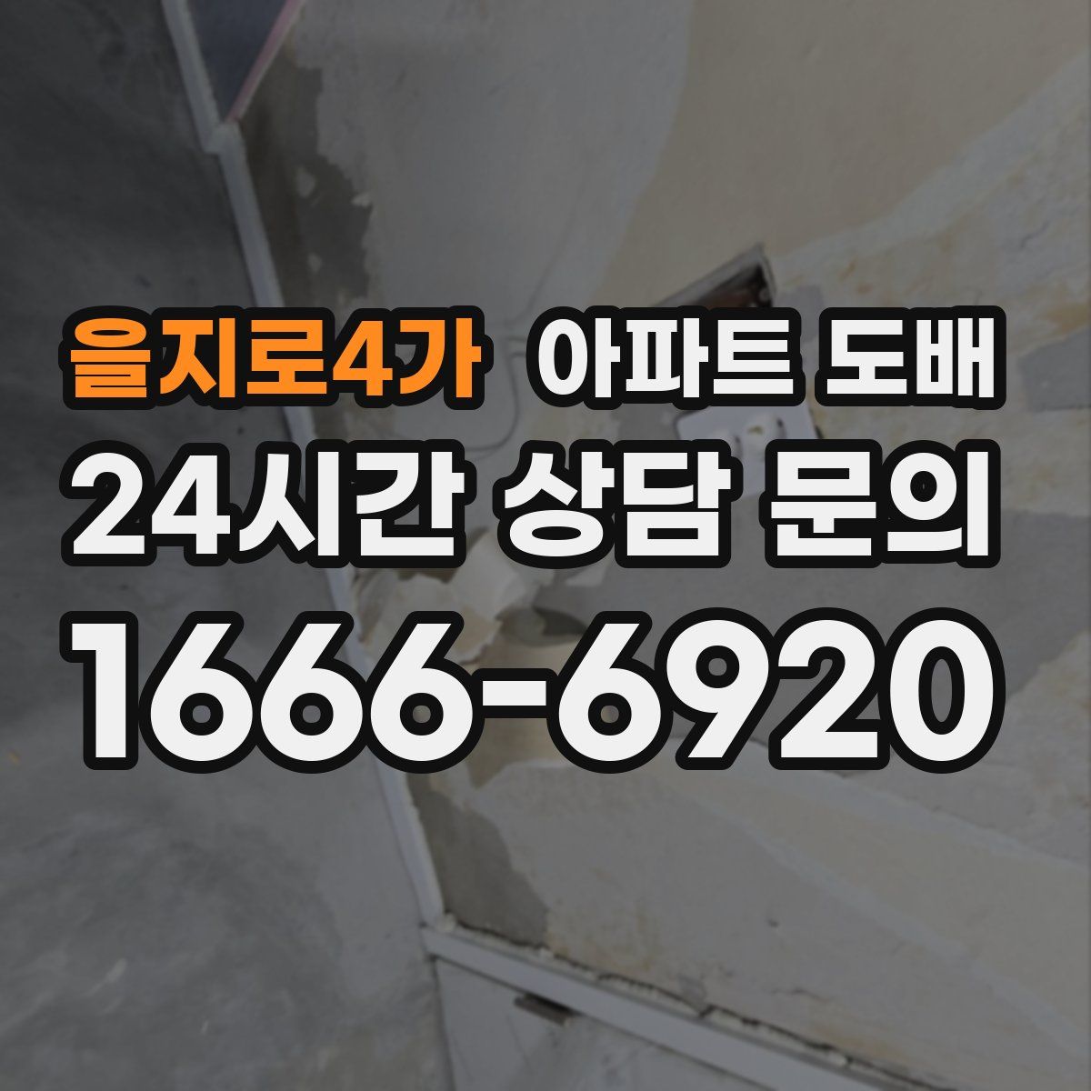 을지로4가 아파트 도배