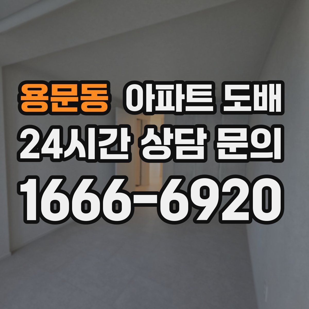 용문동 아파트 도배