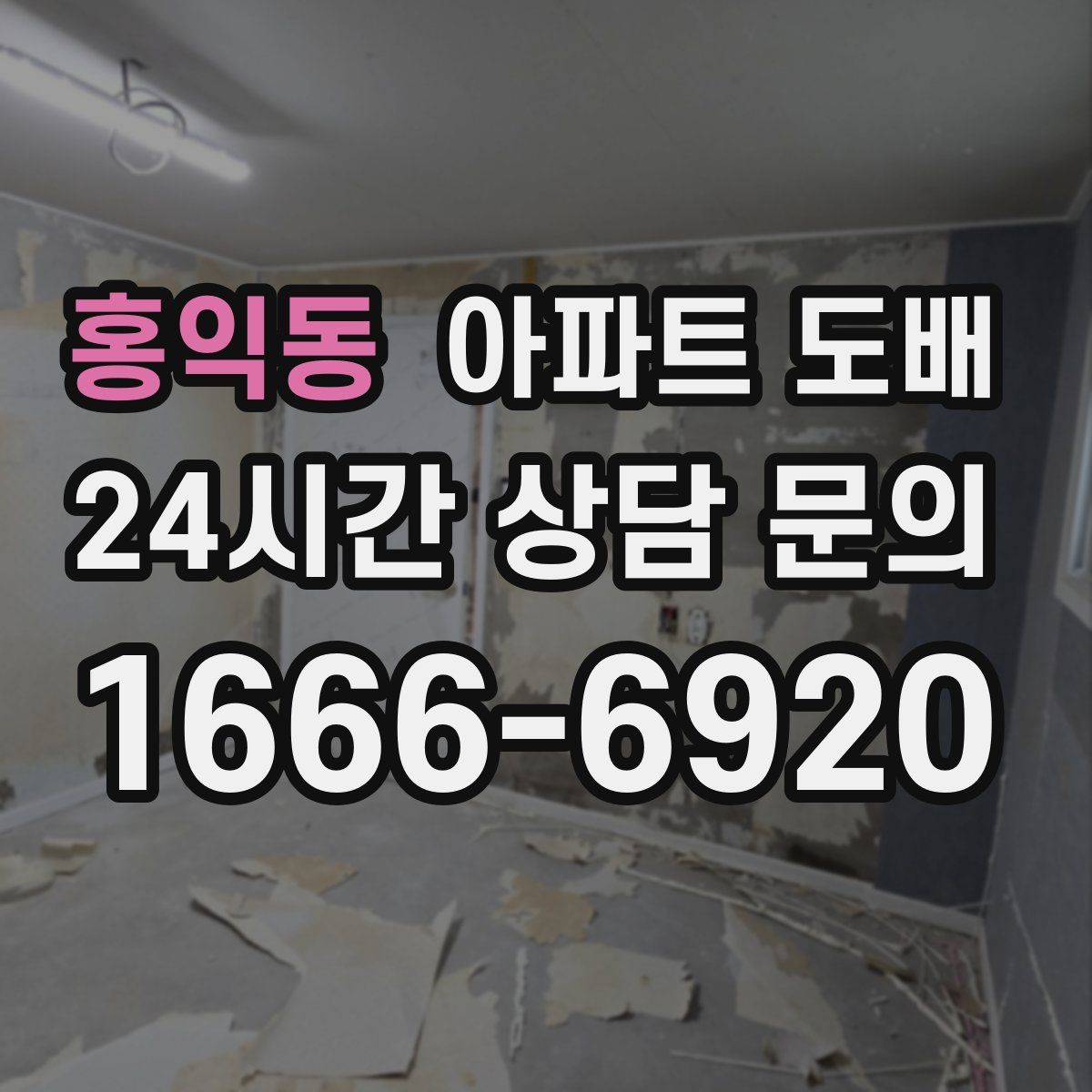 홍익동 아파트 도배