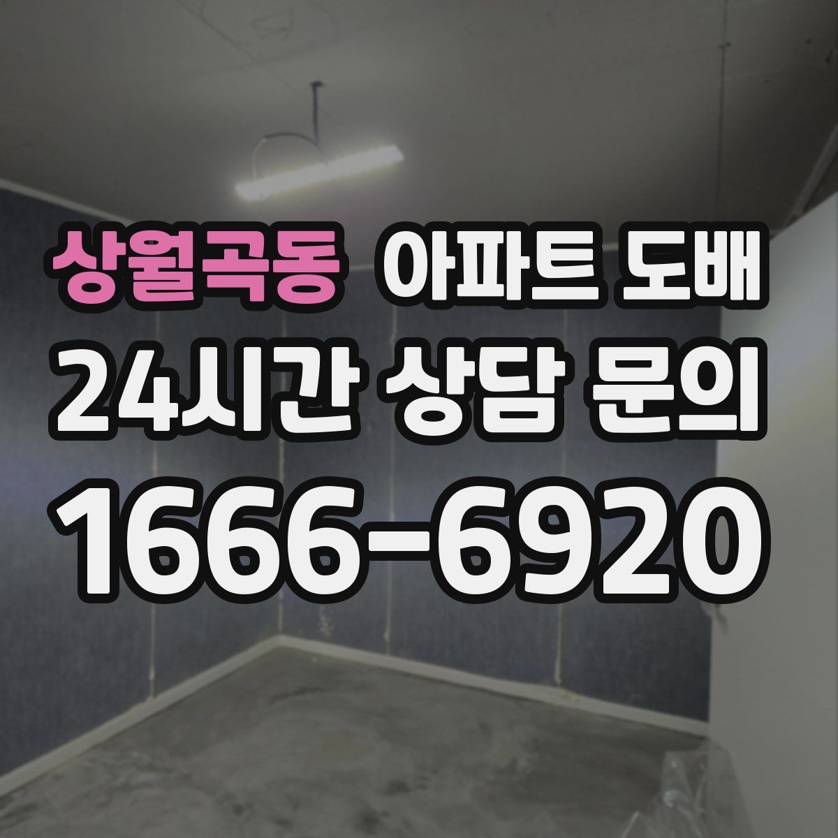 상월곡동 아파트 도배