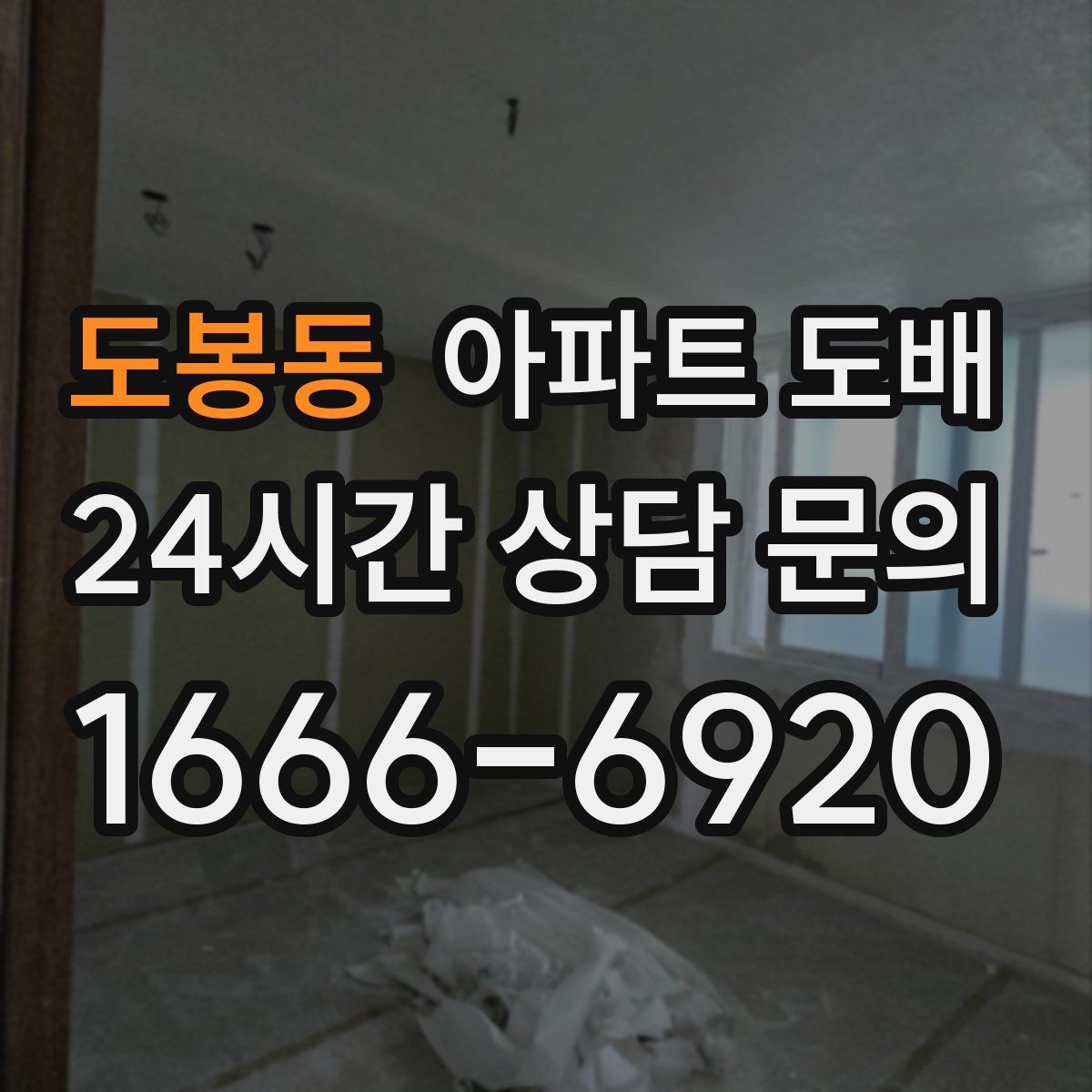 도봉동 아파트 도배