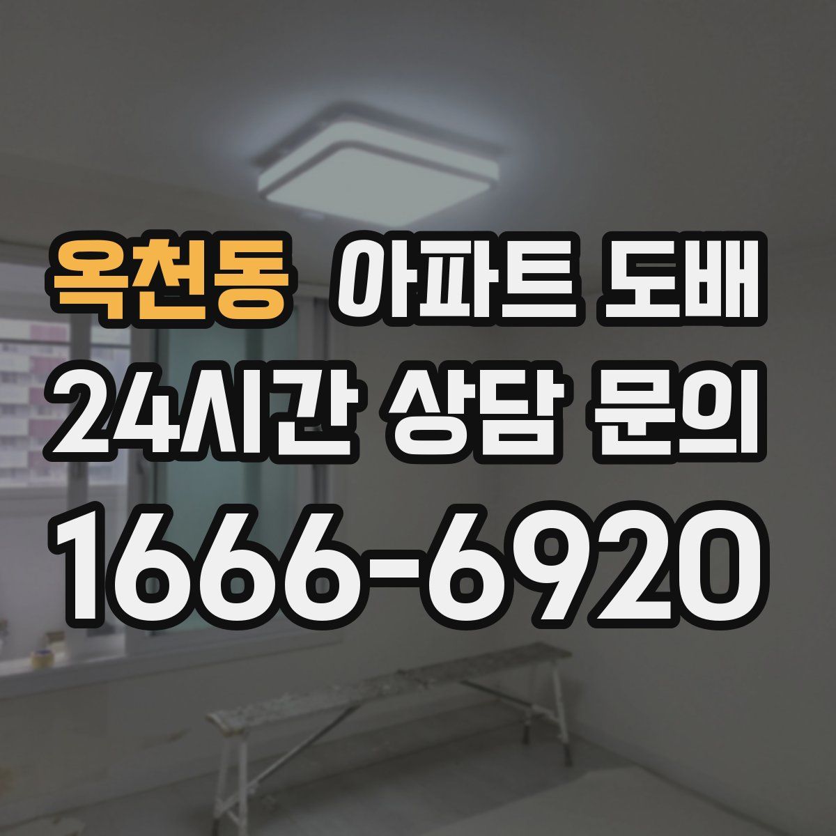 옥천동 아파트 도배