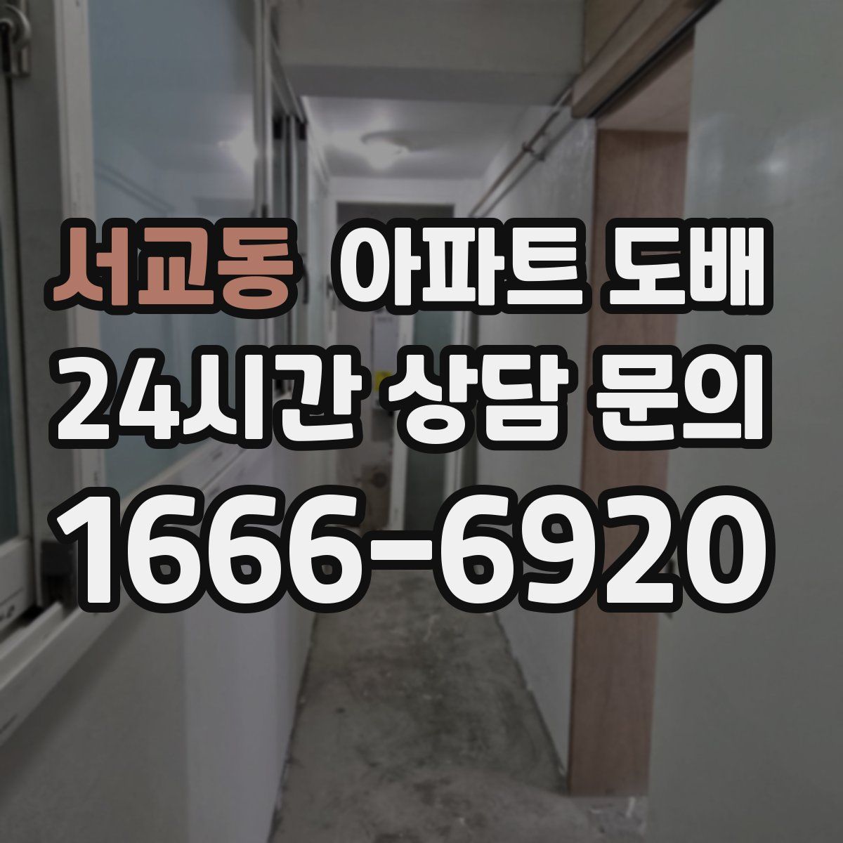 서교동 아파트 도배