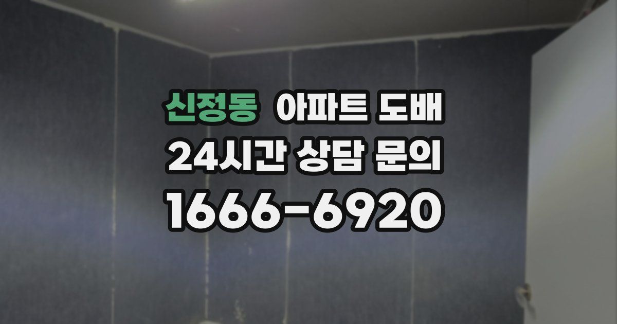 신정동 아파트 도배