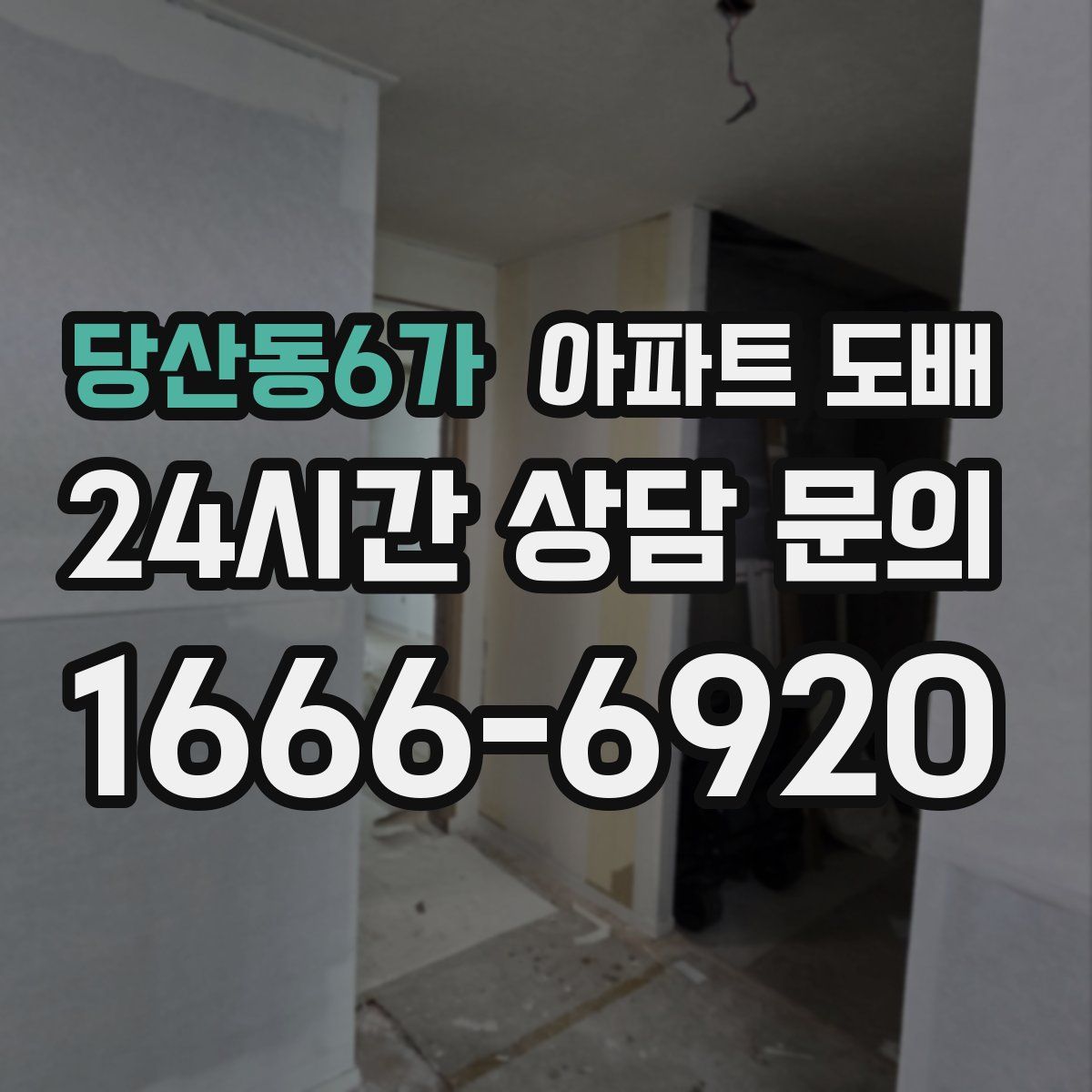 당산동6가 아파트 도배