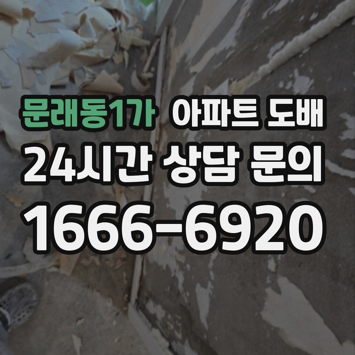 문래동1가 아파트 도배
