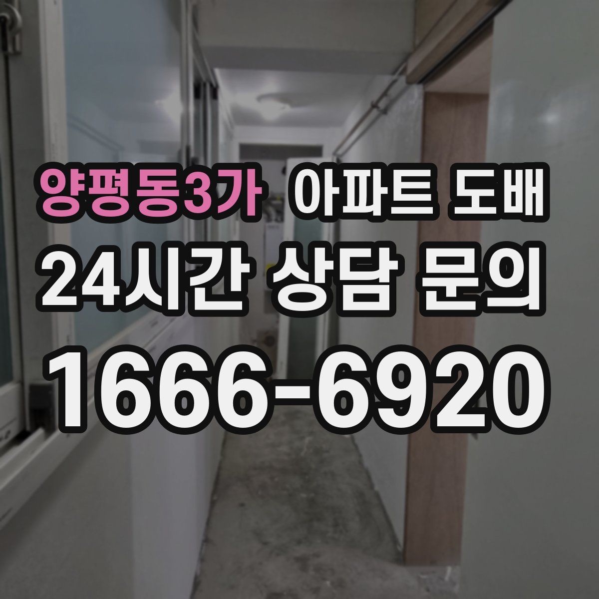 양평동3가 아파트 도배