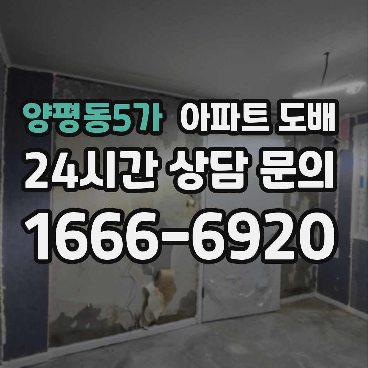 양평동5가 아파트 도배