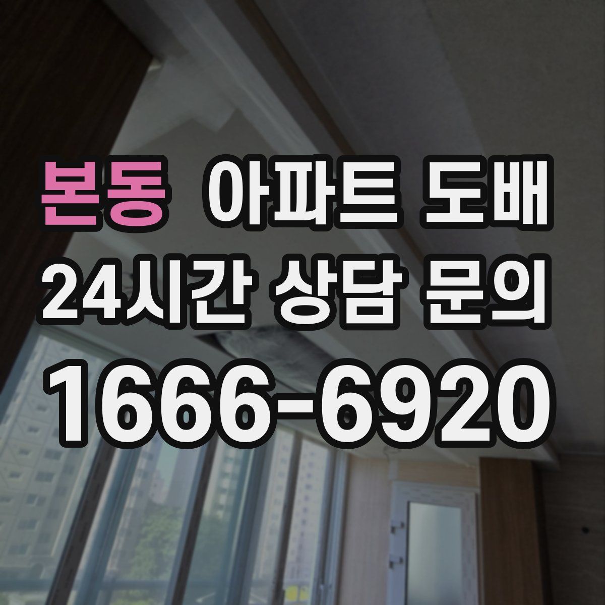 본동 아파트 도배