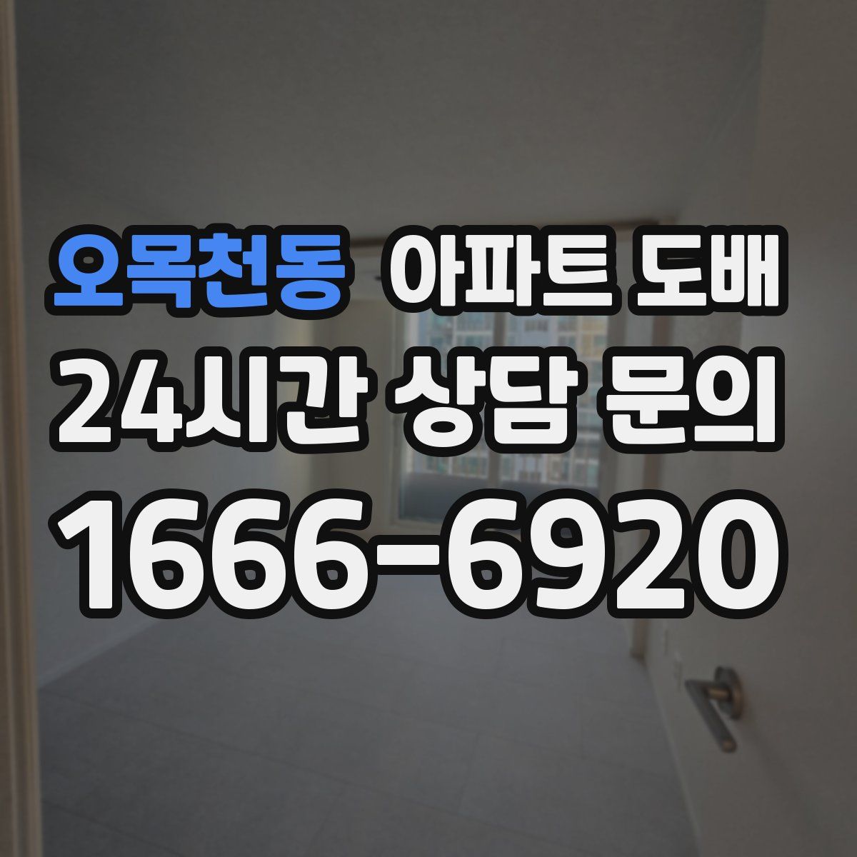 오목천동 아파트 도배