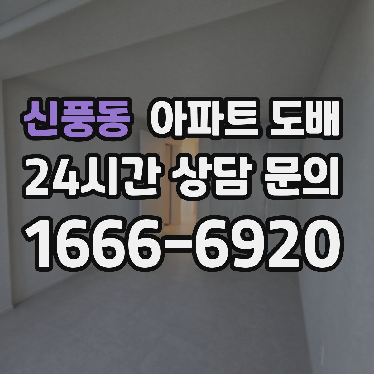 신풍동 아파트 도배