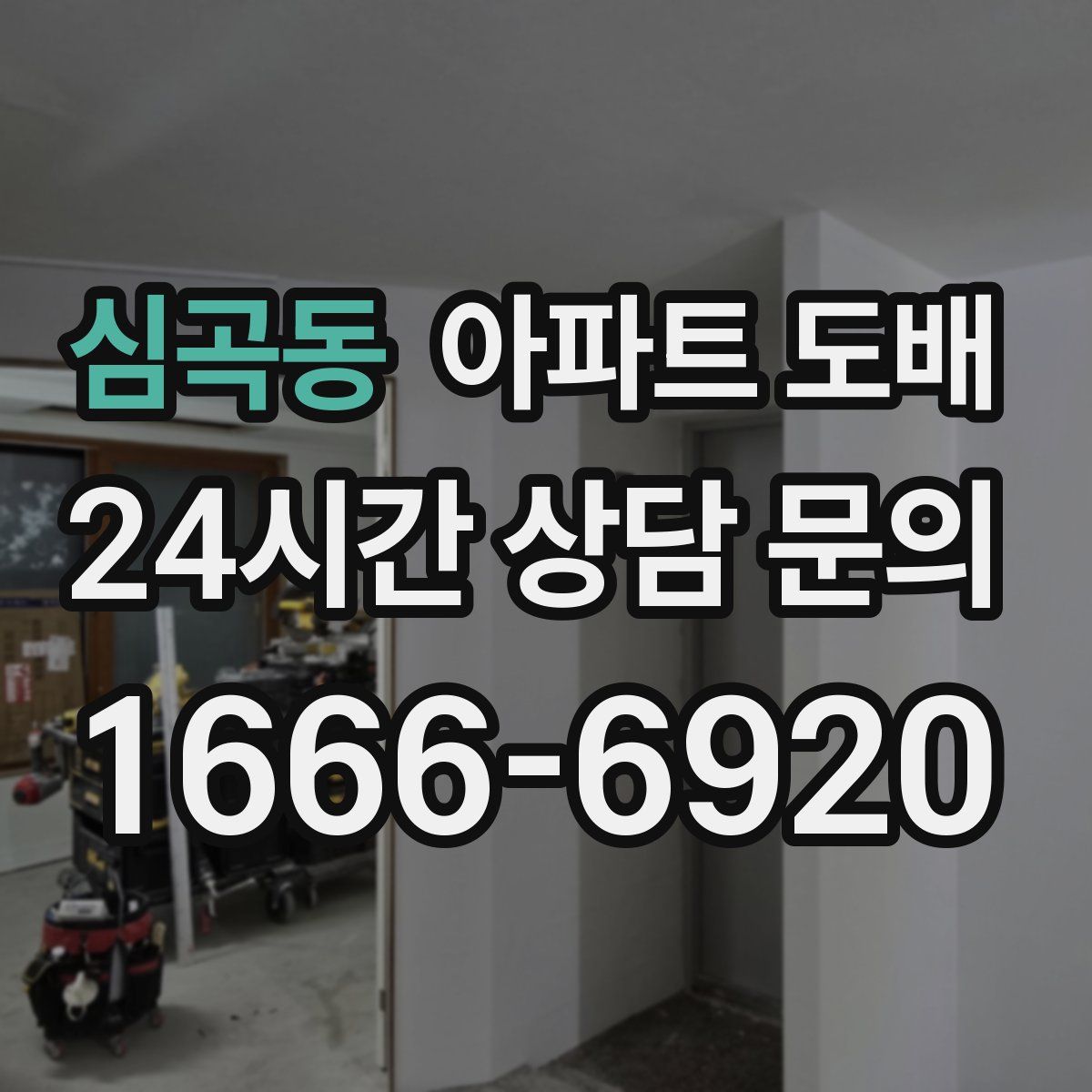 심곡동 아파트 도배