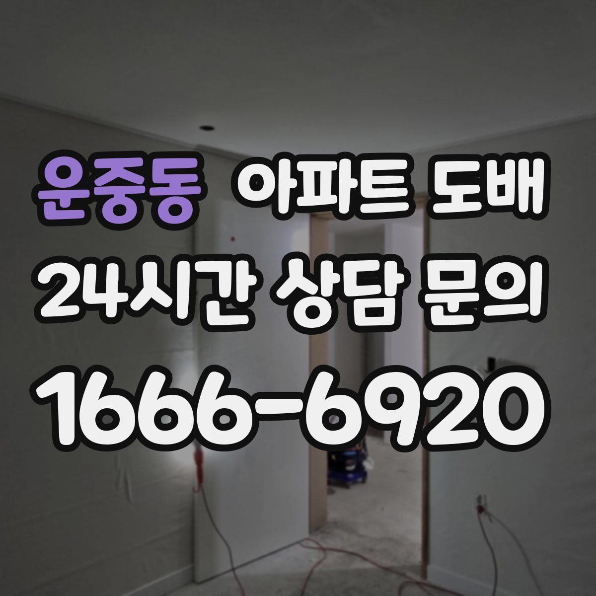 운중동 아파트 도배