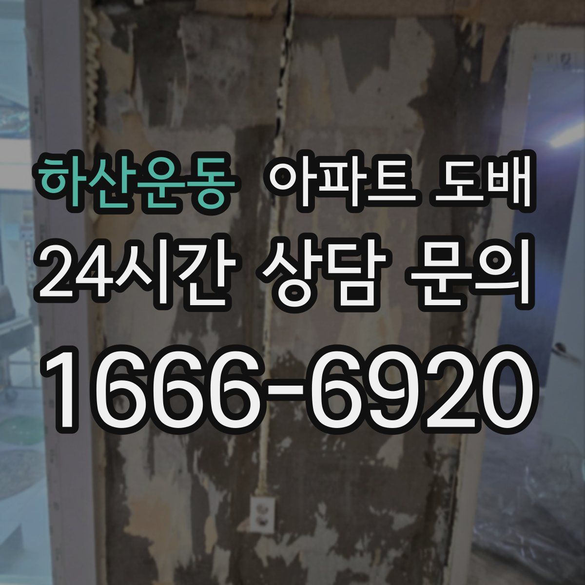 하산운동 아파트 도배