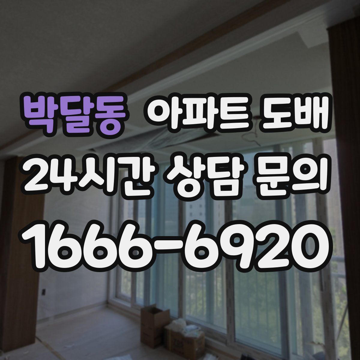 박달동 아파트 도배