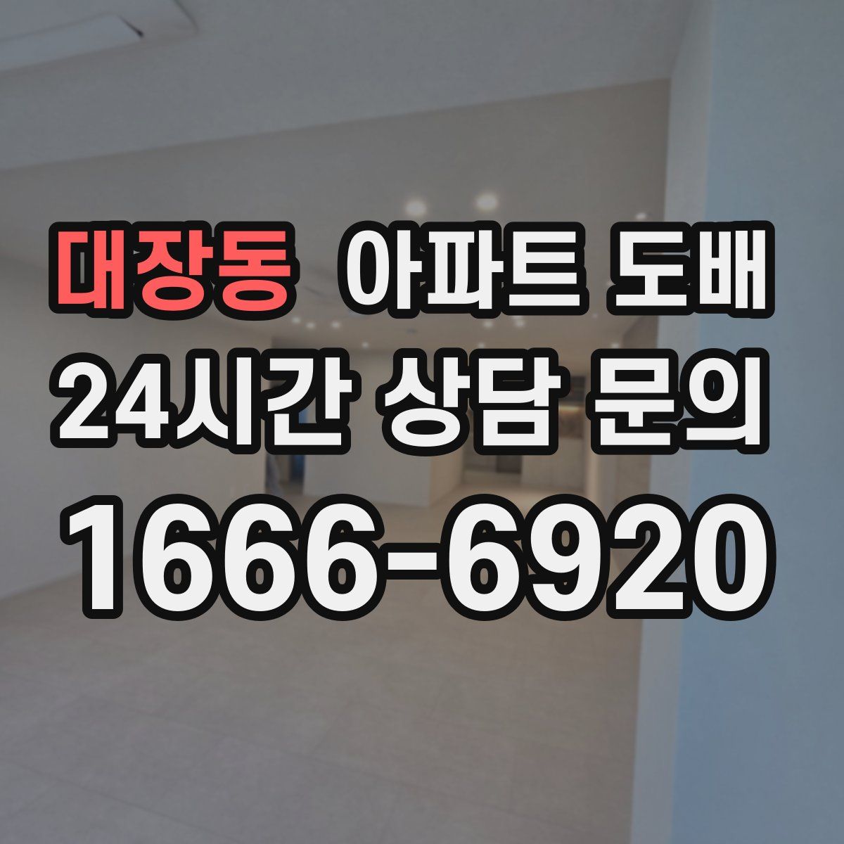 대장동 아파트 도배