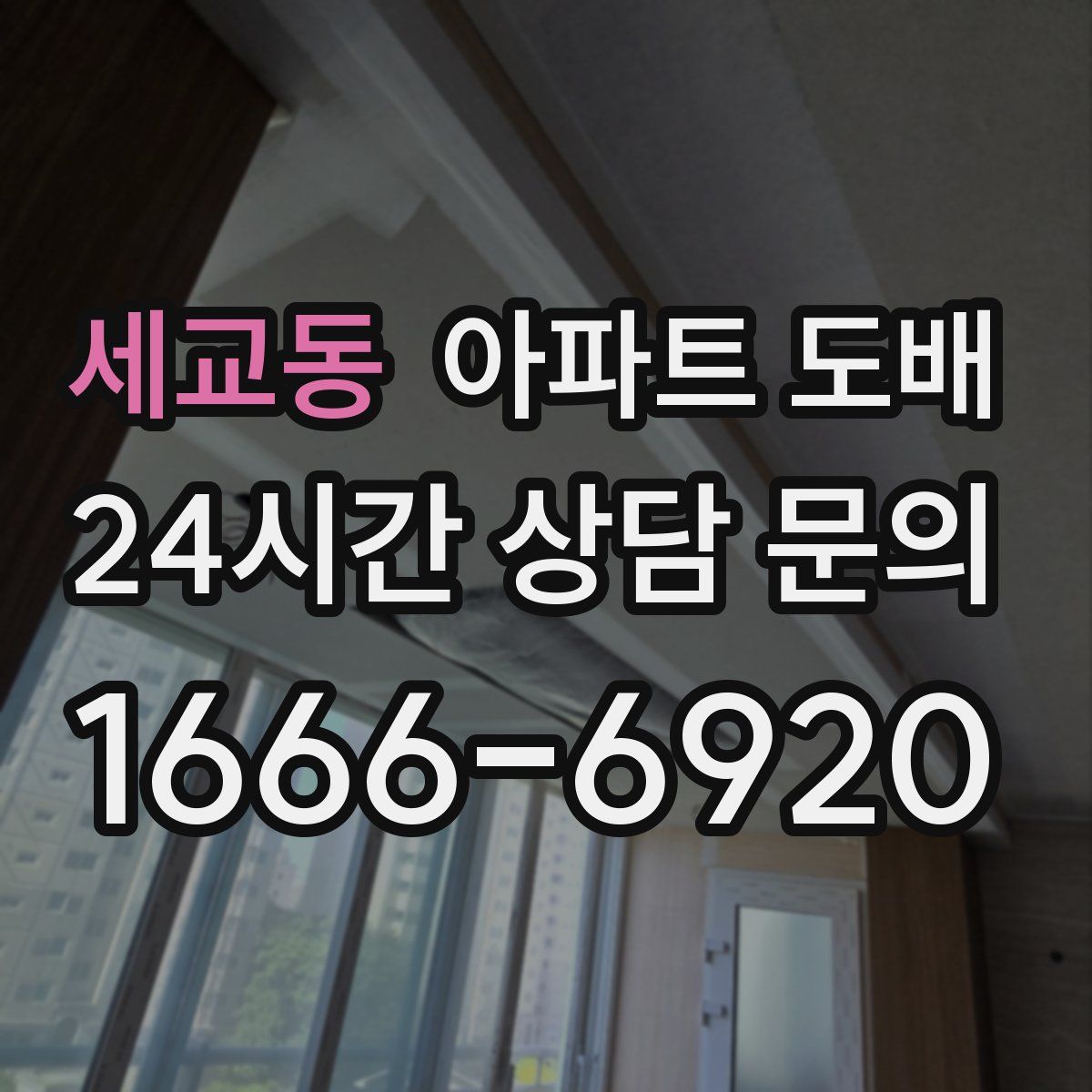 세교동 아파트 도배